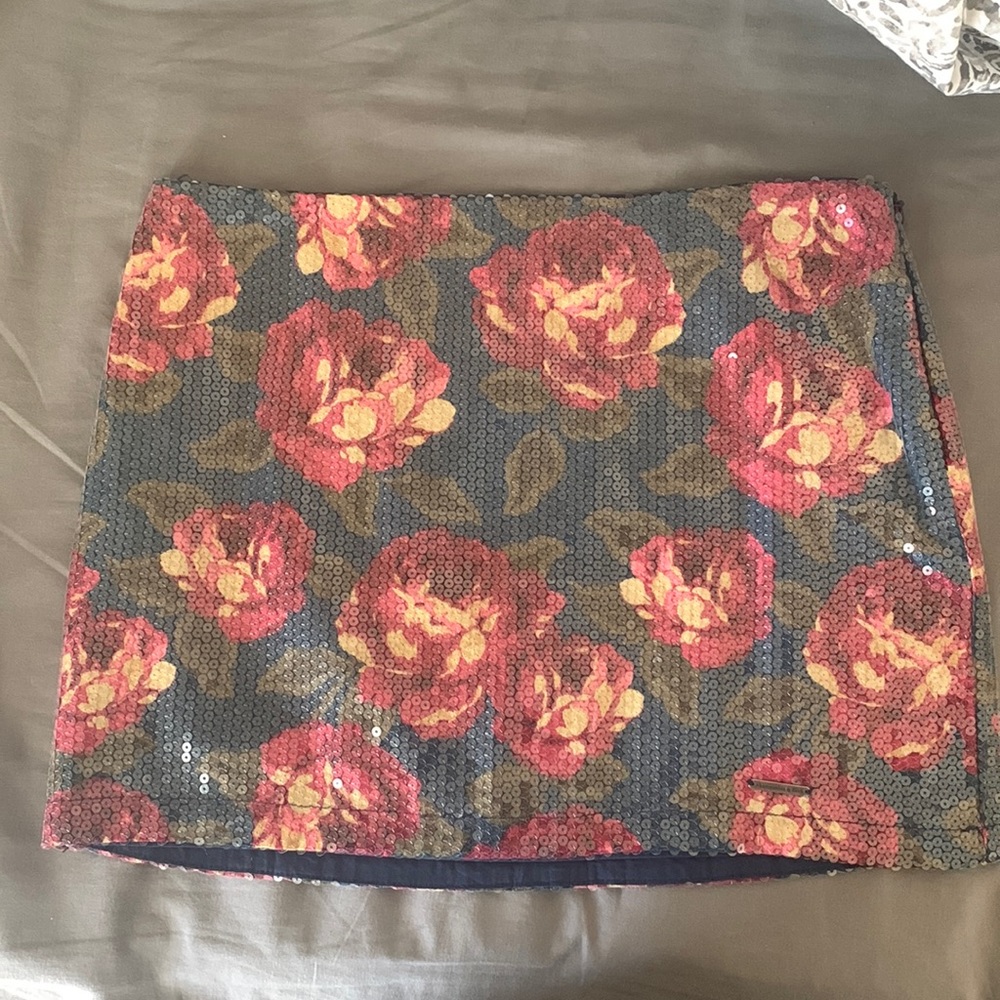 Sequined Abercrombie mini skirt | 4